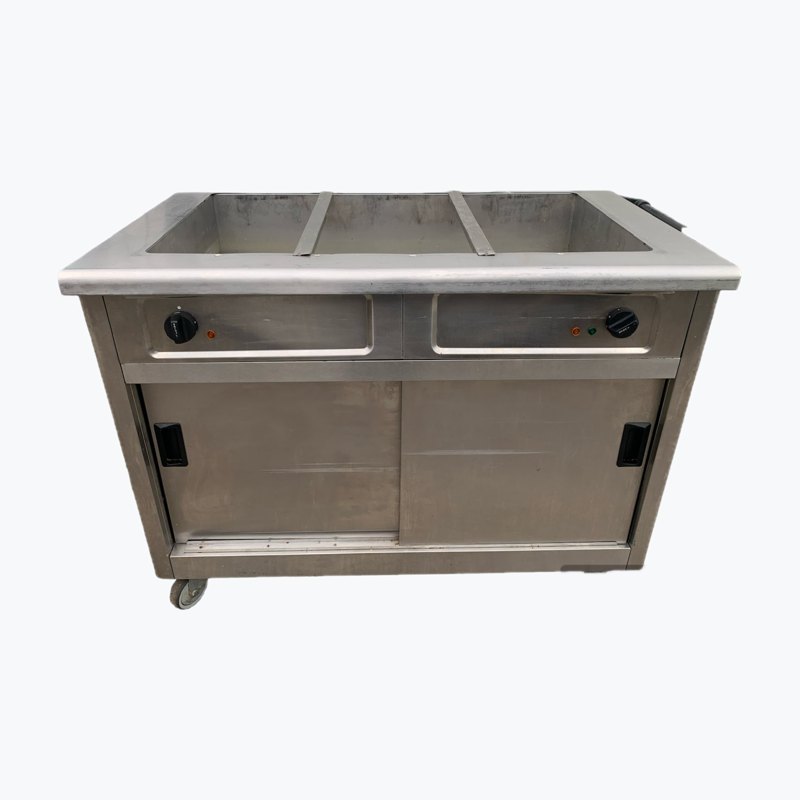 Hot cupboard bain marie (wet well) 3–4 gastro 1/1gn electric