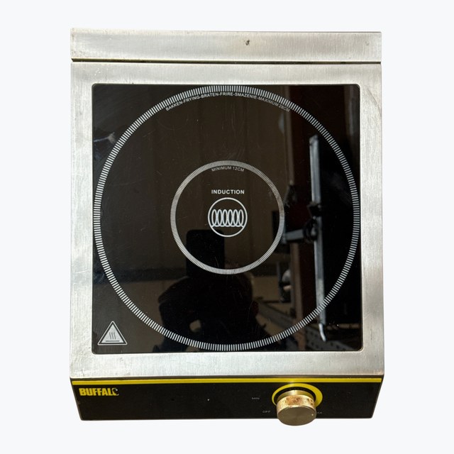 Buffalo single induction hob CE208 3100W 16/32 amp