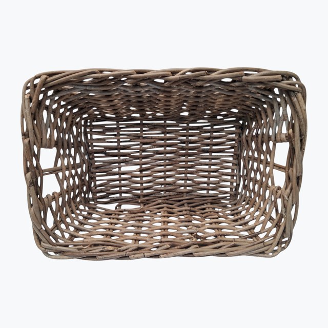 Wicker bread basket — large