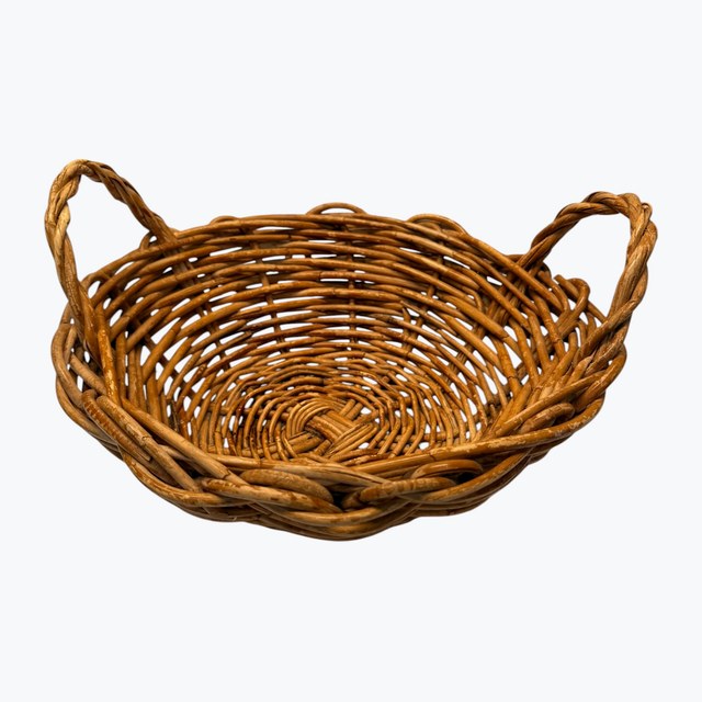 Wicker bread basket — small