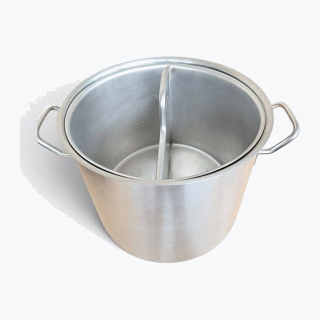 Double soup kettle