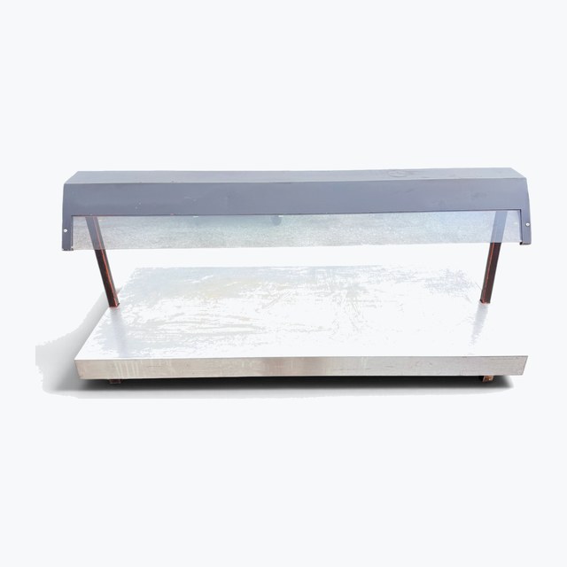 Heated gantry / heat lamp — 4ft (120cm / 1200mm), 3–4 × 1/1 GN