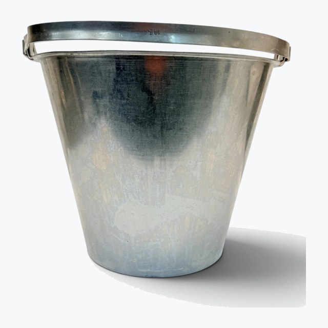 Stainless steel bucket 10 Ltr