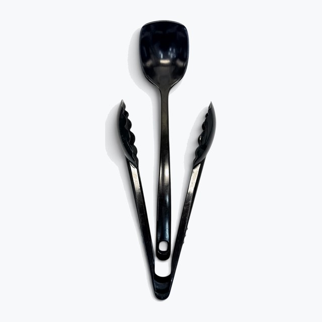 Salad serving spoon & tongs